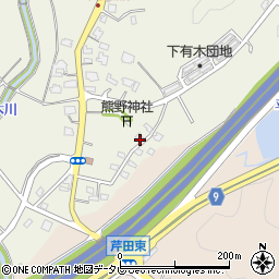 福岡県宮若市下有木289周辺の地図