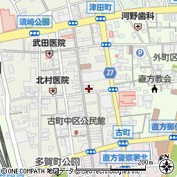福岡県直方市古町5-29周辺の地図