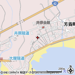 和歌山県田辺市芳養町886周辺の地図