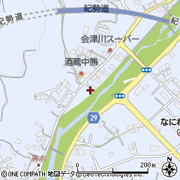 和歌山県田辺市秋津町1298-10周辺の地図