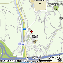 和歌山県田辺市稲成町824周辺の地図