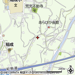 和歌山県田辺市稲成町888周辺の地図