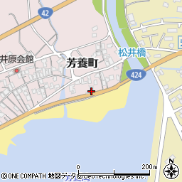 和歌山県田辺市芳養町973周辺の地図
