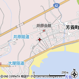 和歌山県田辺市芳養町885周辺の地図