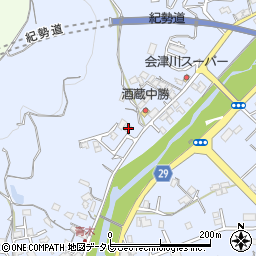 和歌山県田辺市秋津町1265-11周辺の地図