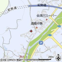和歌山県田辺市秋津町1265-22周辺の地図