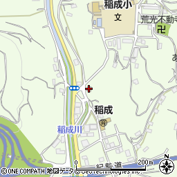 稲成公民館周辺の地図