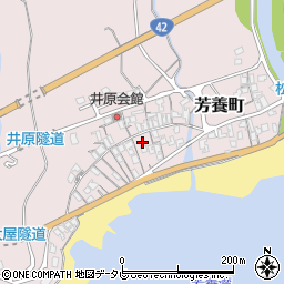 和歌山県田辺市芳養町921周辺の地図