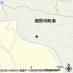 和歌山県新宮市熊野川町東84周辺の地図