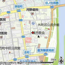 水道レスキュー直方市津田町営業所周辺の地図
