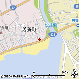 和歌山県田辺市芳養町1000周辺の地図