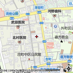 福岡県直方市古町5-32周辺の地図