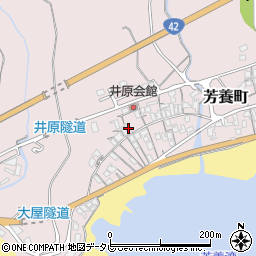 和歌山県田辺市芳養町908周辺の地図