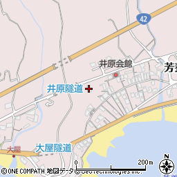 和歌山県田辺市芳養町889周辺の地図