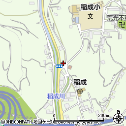 和歌山県田辺市稲成町731周辺の地図