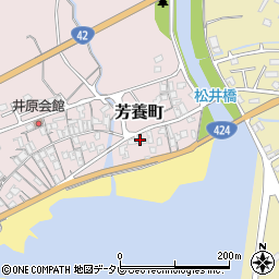 和歌山県田辺市芳養町970周辺の地図