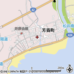 和歌山県田辺市芳養町950周辺の地図