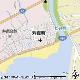和歌山県田辺市芳養町971周辺の地図