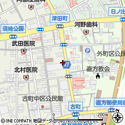 福岡県直方市古町5-14周辺の地図