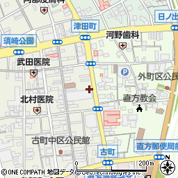 福岡県直方市古町5-14周辺の地図