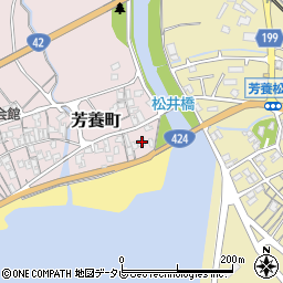 和歌山県田辺市芳養町1005周辺の地図