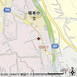 久谷郵便局周辺の地図