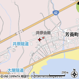 和歌山県田辺市芳養町812周辺の地図