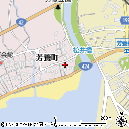 和歌山県田辺市芳養町1003周辺の地図