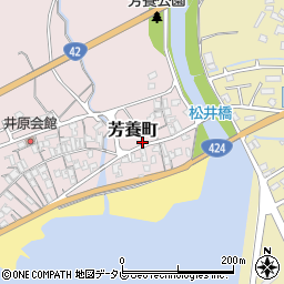 和歌山県田辺市芳養町979周辺の地図