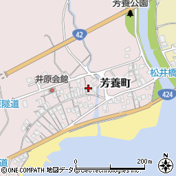 和歌山県田辺市芳養町954周辺の地図