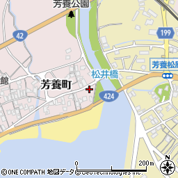 和歌山県田辺市芳養町1012周辺の地図