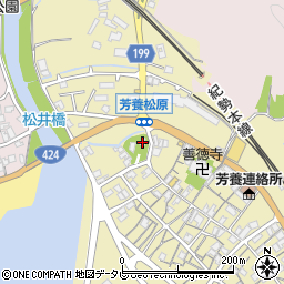 芳養大神社周辺の地図