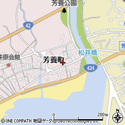 和歌山県田辺市芳養町982周辺の地図