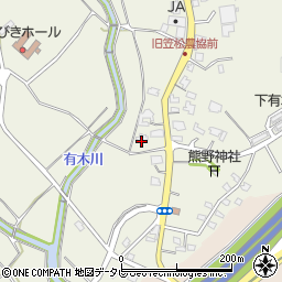 福岡県宮若市下有木334周辺の地図