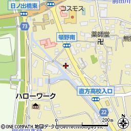 福岡県直方市頓野3796周辺の地図