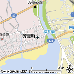 和歌山県田辺市芳養町998周辺の地図