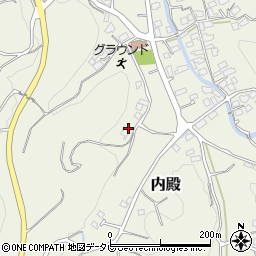 福岡県福津市内殿443周辺の地図