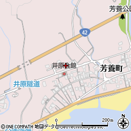 和歌山県田辺市芳養町808周辺の地図