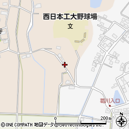 福岡県京都郡苅田町稲光1662周辺の地図