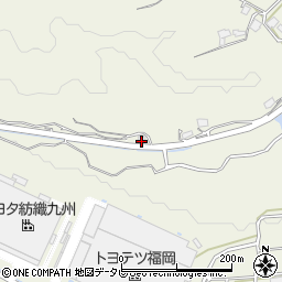 福岡県宮若市下有木614周辺の地図