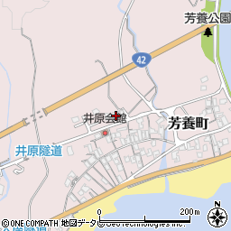 和歌山県田辺市芳養町806周辺の地図