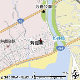 和歌山県田辺市芳養町984周辺の地図