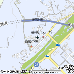 和歌山県田辺市秋津町1347周辺の地図