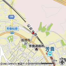 和歌山県田辺市芳養松原2丁目1401周辺の地図