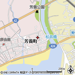 和歌山県田辺市芳養町993周辺の地図