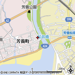 和歌山県田辺市芳養町1015周辺の地図