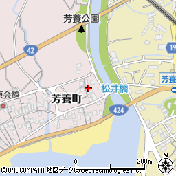 和歌山県田辺市芳養町990周辺の地図