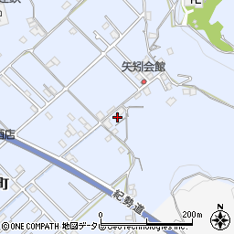 和歌山県田辺市秋津町496-1周辺の地図