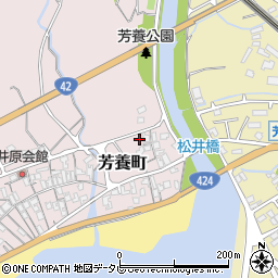和歌山県田辺市芳養町992周辺の地図