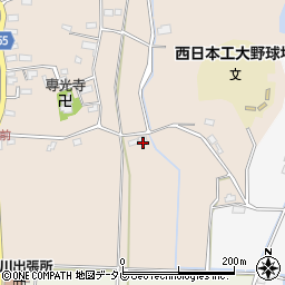 福岡県京都郡苅田町稲光1676周辺の地図